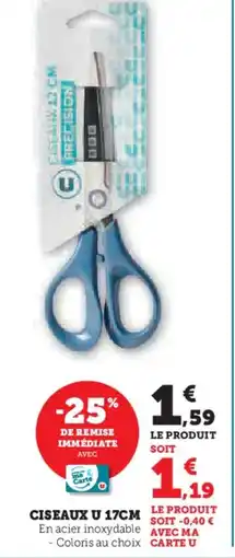 Super U Ciseaux u offre