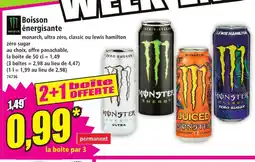Norma MONSTER Boisson énergisante offre