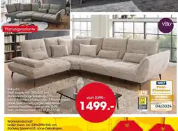 Möbel Martin Ecksofa Stoff taupe offre