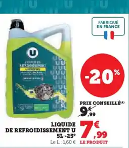 Super U Liquide de refroidissement u offre