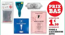 Super U Foire a l'accessoire auto offre