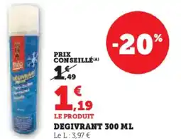 Super U Degivrant offre