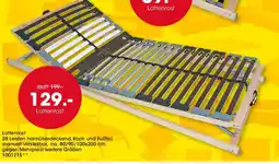 Möbel Martin Lattenrost 28 Leisten holmüberdeckend, Kopf- und Fußteil offre