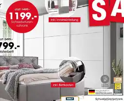 Möbel Martin Schwebetürenschrank weiß offre