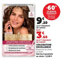 Super U Coloration excellence offre