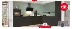 Möbel Martin Komplettküche UV Lack Matt AFP Onyxschwarz/ Eukalyptusgrün offre