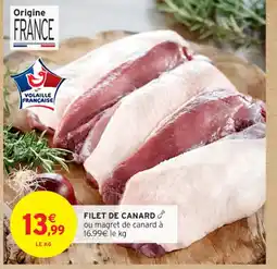 Intermarché Contact Filet de canard offre