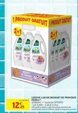 Intermarché Contact PERSIL Lessive liquide bouquet de provence offre