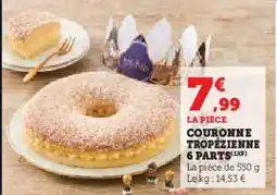 Super U Couronne tropézienne 6 parts offre