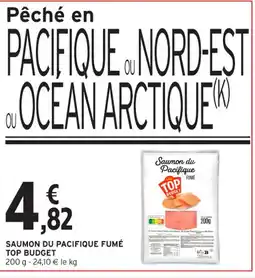 Intermarché Contact TOP BUDGET Saumon du pacifique fumé offre