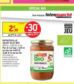 Intermarché Contact SAINT ÉLOI Ratatouille bio offre