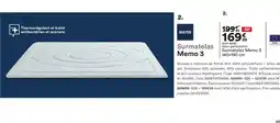 BUT Surmatelas Memo 3 offre