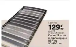 BUT Cadre 13 lattes morphologique offre