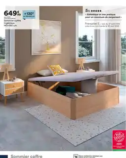 BUT Sommier coffre Ingénieux offre