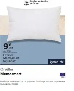 BUT DREAMÉA Oreiller Memosmart offre