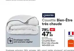 BUT DREAMÉA Couette Bien-être très chaude offre