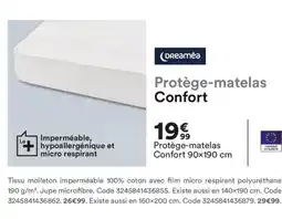 BUT DREAMÉA Protège-matelas Confort offre