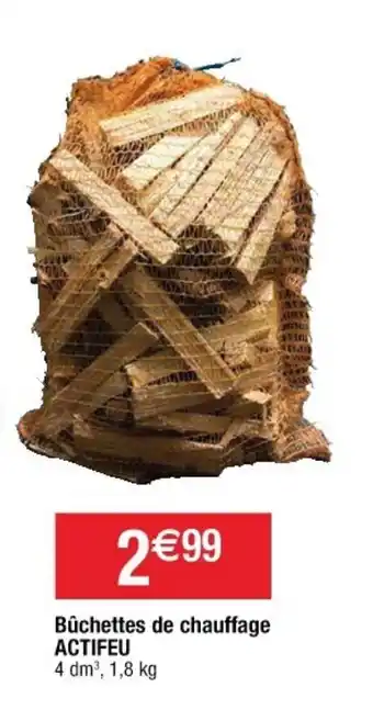 Bûchettes de Chauffage