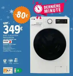 E.Leclerc FAGOR Lave-linge Frontal 12 kg offre