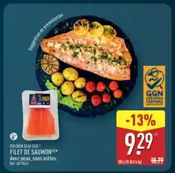 ALDI GOLDEN SEAFOOD FILET DE SAUMON offre