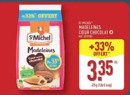 ALDI ST MICHEL MADELEINES CŒUR CHOCOLAT offre