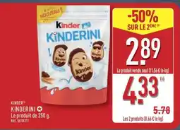ALDI KINDER Kinderini offre