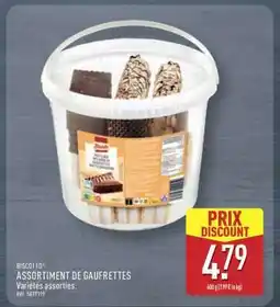 ALDI BISCOTTO ASSORTIMENT DE GAUFRETTES offre