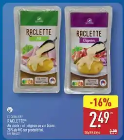ALDI Raclette offre