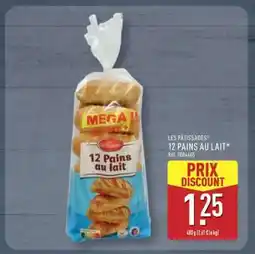 ALDI Les Pâtissades 12 Pains au Lait offre