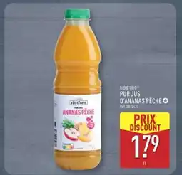 ALDI RIO D'ORO Pur Jus d'Ananas Pêche offre