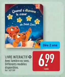 ALDI LIVRE INTERACTIF offre