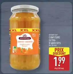 ALDI GRANDESSA Confiture Extra d'Abricots offre