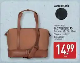 ALDI SAC WEEKEND offre