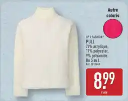 ALDI UP 2 FASHION PULL offre