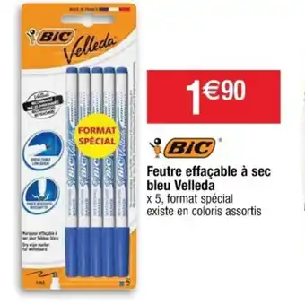 Cora x Carrefour Feutre Effaçable à Sec offre