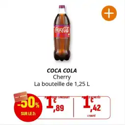 Coccinelle Supermarché Coca cola offre