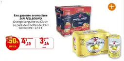 Coccinelle Supermarché Eau gazeuse aromatisée san pellegrino offre