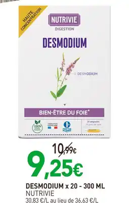 naturéO Nutrivie desmodium x 20 - 300 ml offre