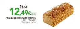 naturéO Belledonne pain riz complet aux graines offre