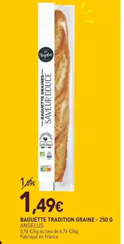 naturéO Angelus baguette tradition graine offre