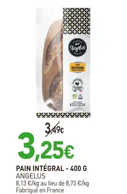 naturéO Angelus pain intégral - 400 g offre