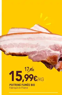 naturéO Poitrine fumée bio offre