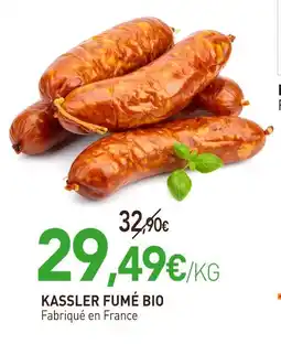 naturéO Kassler fumé bio offre