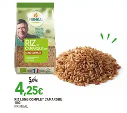 naturéO Primeal riz long complet camargue offre
