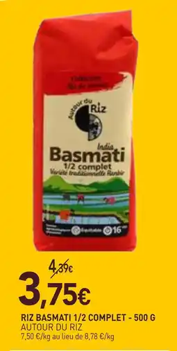 naturéO Autour du riz riz basmati 1/2 complet offre