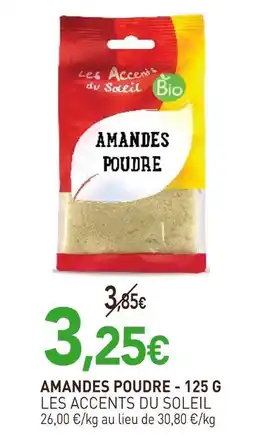 naturéO Les accents du soleil amandes poudre - 125 g offre