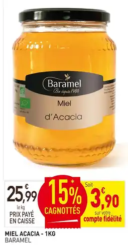 naturéO Baramel miel d'acacia offre