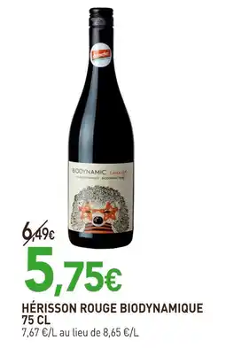 naturéO Hérisson rouge biodynamique offre