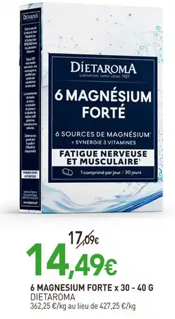 naturéO Dietaroma 6 magnesium forte x 30 - 40 g offre