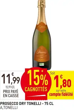 naturéO A.tonelli prosecco dry offre